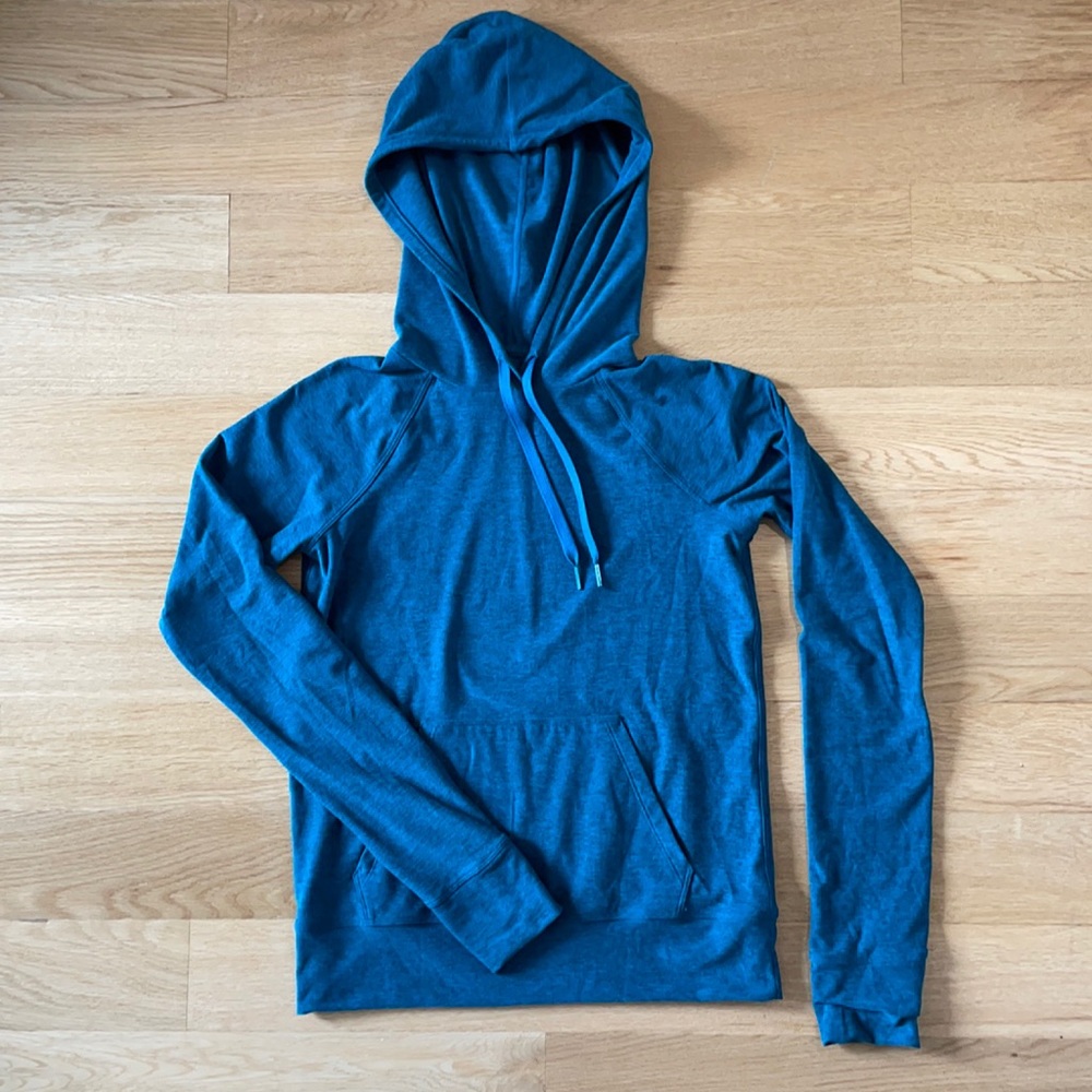 Outdoor Voices CloudKnit Hoodie in Gulf